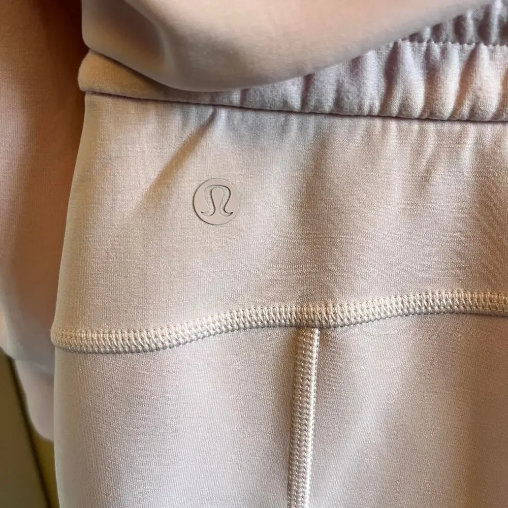 Lululemon softstreme light pink sweatshirt and shorts - Picture 4 of 7